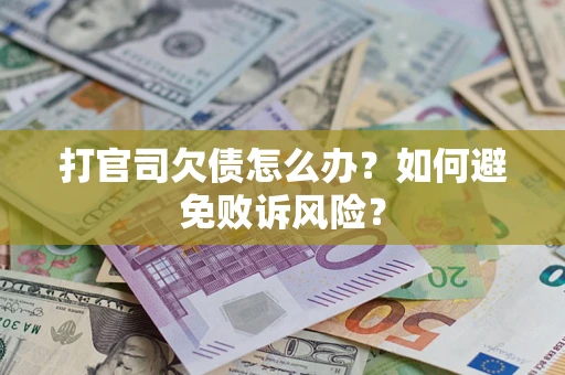 北京打官司欠债怎么办？如何避免败诉风险？