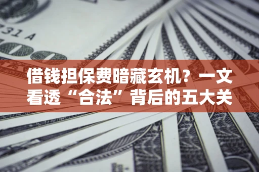 北京借钱担保费暗藏玄机？一文看透“合法”背后的五大关键陷阱