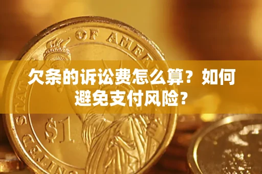 北京欠条的诉讼费怎么算？如何避免支付风险？